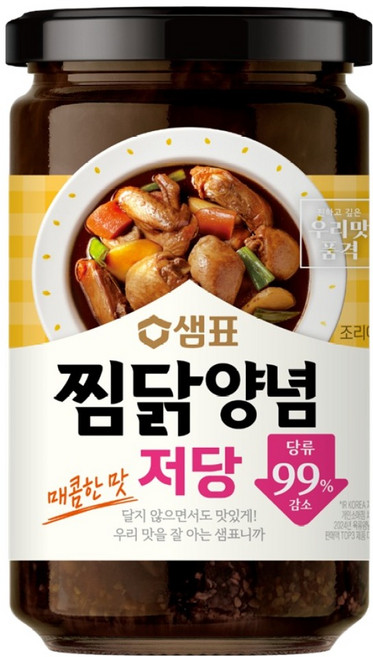 샘표 저당 찜닭 양념, 420g, 1개