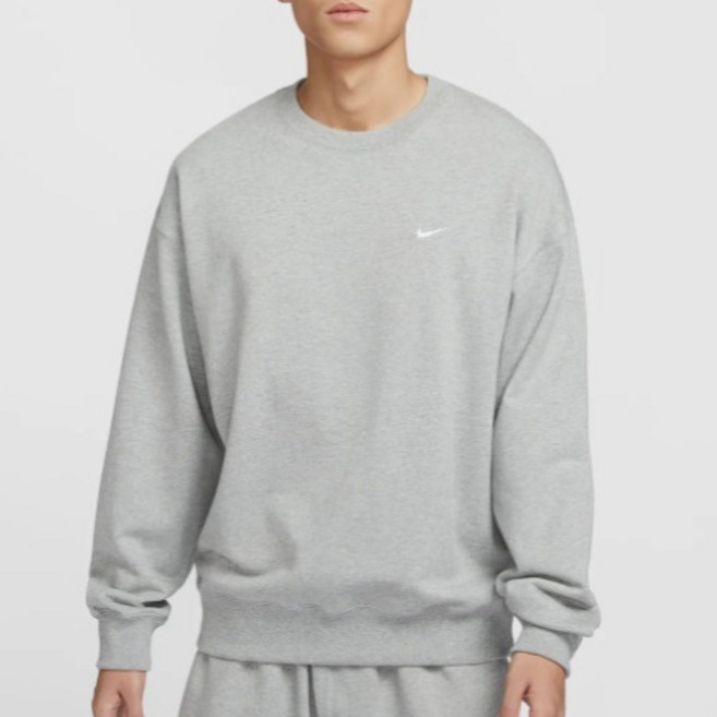 나이키 남성용 솔로 스우시 프렌치 테리 크루 맨투맨 DX0812-063