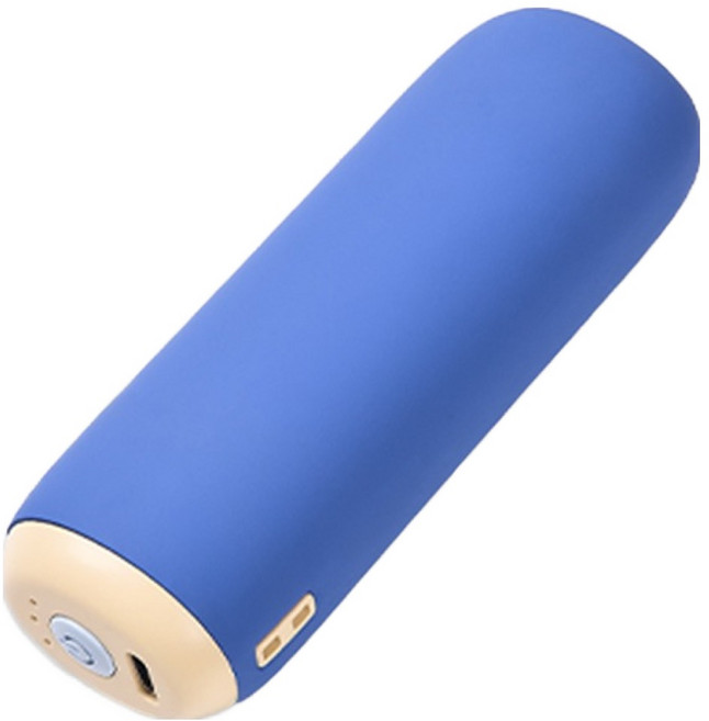 단미 캔디팝 충전식 보조배터리 휴대용 손난로, 네이비, DA-CANDYPOP