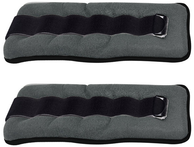 AD-ROCKET 專業加重器/綁手沙袋/綁腿沙袋/沙包/沙袋 兩件組, 黑灰色, 2kg