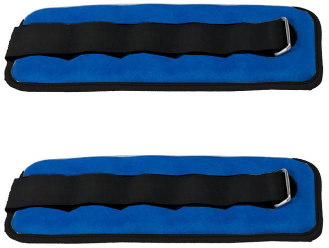 AD-ROCKET 專業加重器/綁手沙袋/綁腿沙袋/沙包/沙袋 兩件組, 藍黑色, 1kg