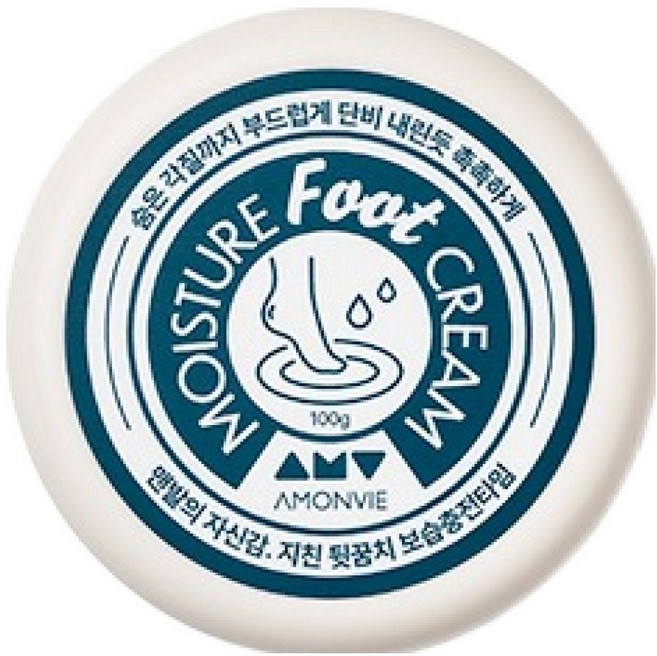 아몽비 모이스처 풋크림, 100g, 1개, 1개입