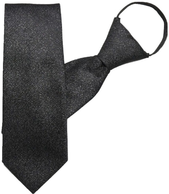 엘르 옴므 패션 자동 지퍼 넥타이 더트