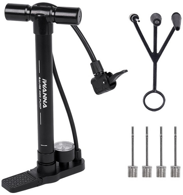 아이워너 게이지 미니 에어 펌프 GP-300M, 블랙, 1개