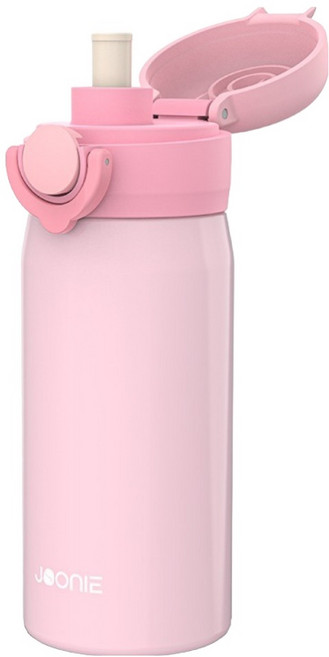 주니 원터치 듀얼 텀블러, 핑크, 1개, 350ml
