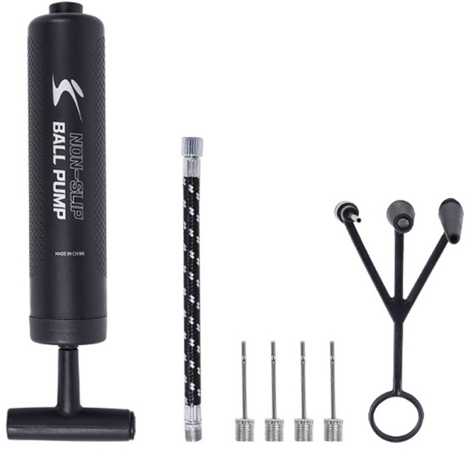 아이워너 논슬립 볼 에어 펌프 BP-200, 블랙, 1개
