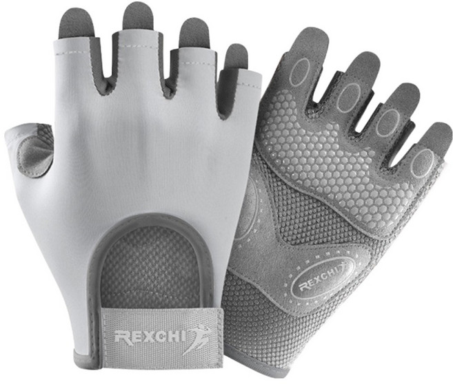 REXCHI 雷奇 女性專業運動手套, 灰色, 1個