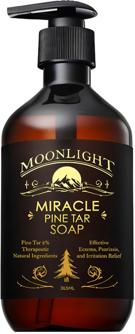 MOONLIGHT 莯光 奇蹟松焦油淨化洗髮精, 1個, 365ml