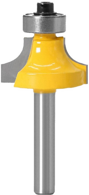 공구엔 트리머 생크 둥근면 비트 6mm R3.17, 1개