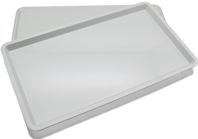 FIRSTLIVING 碗盤瀝水架替換式瀝水盤, 灰色, 2個, 1層