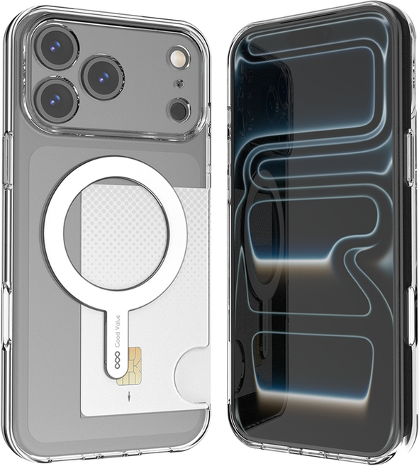 굿밸류 맥카드 맥세이프 카드 마그네틱 휴대폰 케이스