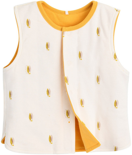 모이몰른 유아용 다라 리버시블 면 패딩 조끼 M244JJN65P