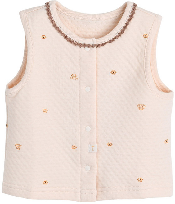 moimoln 嬰幼兒布朗尼三層棉背心 M244JJN64P