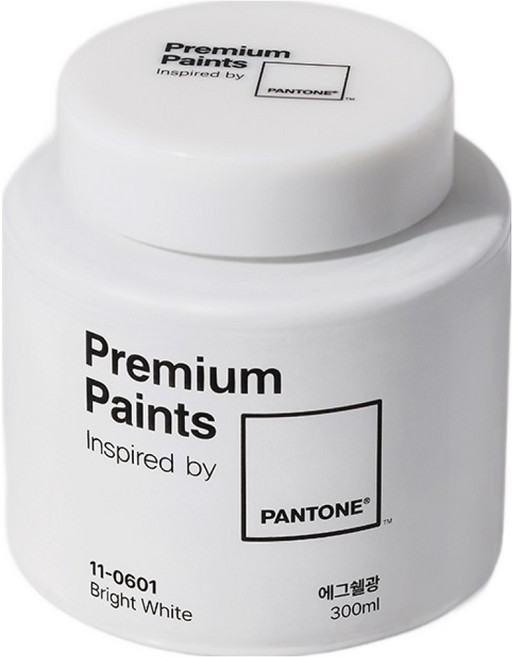 노루페인트 PANTONE 에그쉘광 페인트 11-0601, 브라이트 화이트, 1개, 300ml