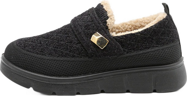 잭앤질 여성용 퀼팅 퍼 플랫폼 슬립온 JD5717