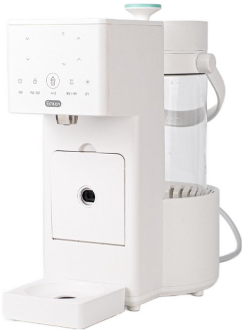 에디슨 플러스 자동 출수 분유포트 화이트, BBR1001-CB