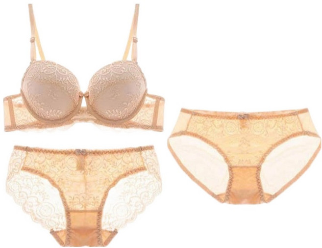 GLAM GONGGAM 女性Beverly鋼圈內衣 內褲 2件組