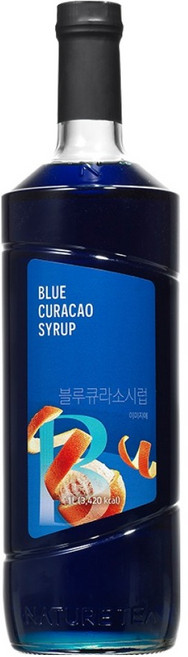 네이쳐티 블루큐라소시럽, 1L, 1개