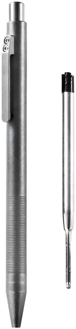 TEMPEST 鈦合金戰術筆 石洗 14.8cm, 鈦原色, 1個