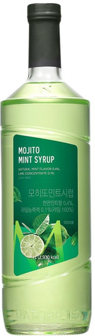 네이쳐티 모히또민트시럽, 1개, 1L
