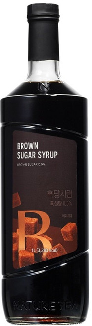 네이쳐티 흑당시럽, 1L, 1개