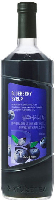 네이쳐티 블루베리시럽, 1개, 1L