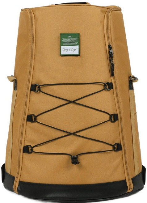 캠프빌리지 캠핑 완전 개방형 난로 수납가방, 1단, 1개, 베이지