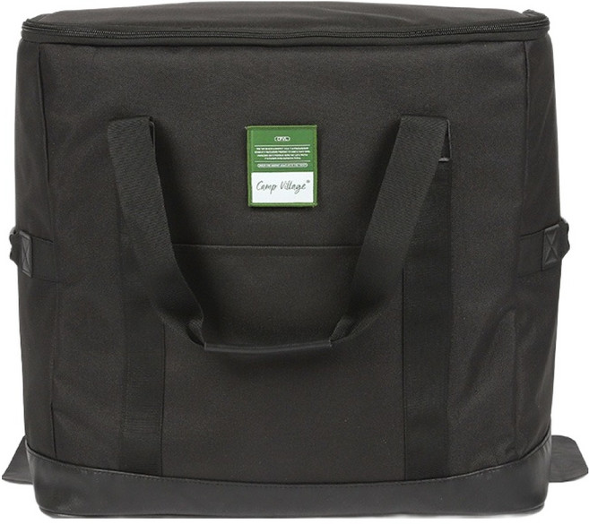 캠프빌리지 완전 개방형 팬히터 수납 가방 900, 블랙, 1개, 1단