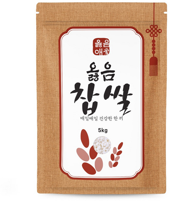 옳음애 국내산 찹쌀, 5kg, 1개