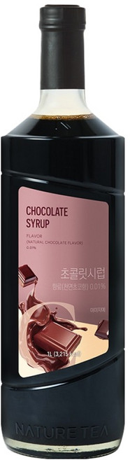 네이쳐티 초콜릿시럽, 1개, 1L