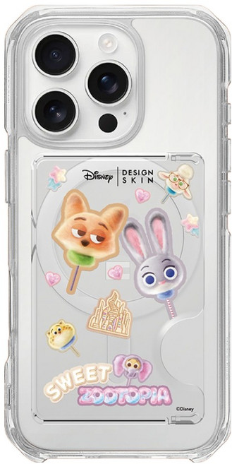 DESIGN SKIN MagSafe 迪士尼 動物方城市1 卡夾, 甜蜜動物方城市, 1個