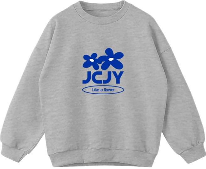 제니키즈오버핏기모라이크플라워맨투맨 JN5024M