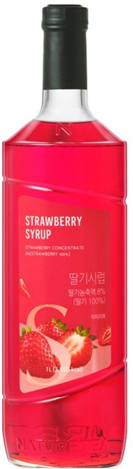 네이쳐티 딸기시럽, 1개, 1L