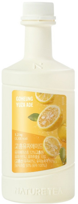 네이쳐티 고흥유자에이드, 1.2kg, 1개