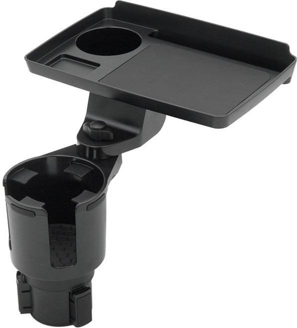 삼에스 차량용 멀티 컵홀더 테이블 C139, 블랙, 1개