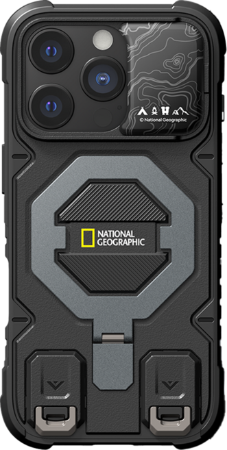 NATIONAL GEOGRAPHIC 國家地理 磁吸支架防摔保護殼 附掛繩