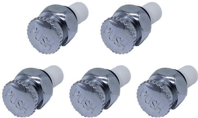 두진 화장실 소변기 세척밸브 푸시로드 소변기버튼 부속품 5p, 혼합색상