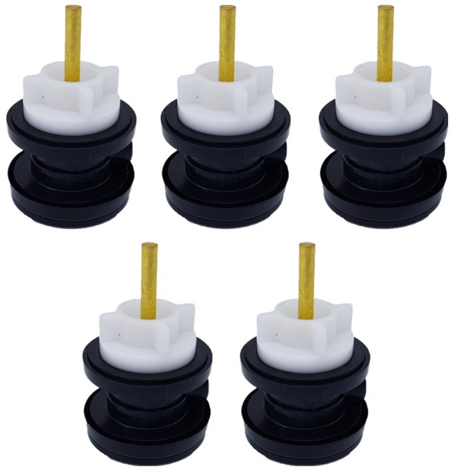 두진 화장실 대변기 세척밸브 피스톤 대변기 부속품 5p, 혼합색상