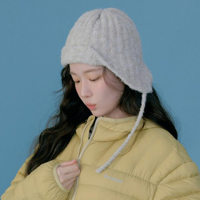 COVERNAT WOMAN 女性幸運草愛心毛絨飛行帽