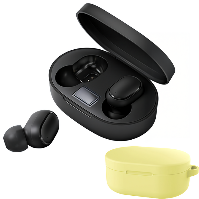 DTAudio 聆翔 真無線藍牙耳機, 活力黃, TWS-Q8