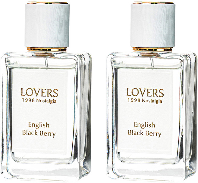에네스티 러버스 1998 노스텔지아 오 드 퍼퓸 잉글리쉬 블랙 베리, 2개, 50ml