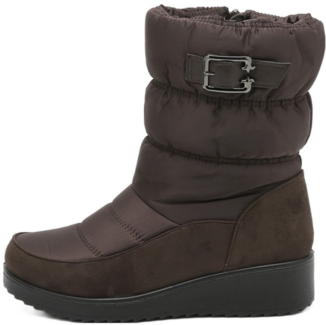 잭앤질 여성용 패딩 털안감 하프부츠 JD5769