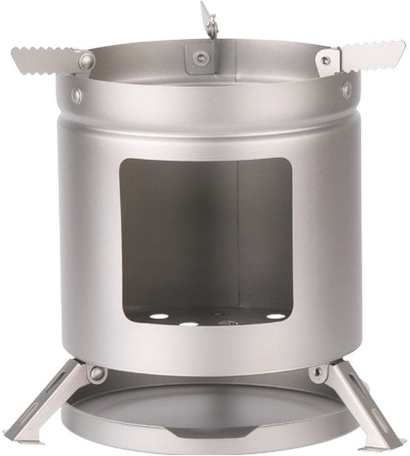 TEMPEST 純鈦柴火爐 155 x 165mm, 鈦原色, 1個