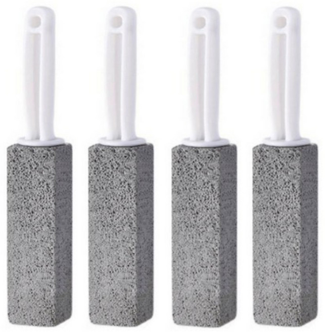 포유리빙 스틱형 변기 요석제거제, 혼합색상, 4개