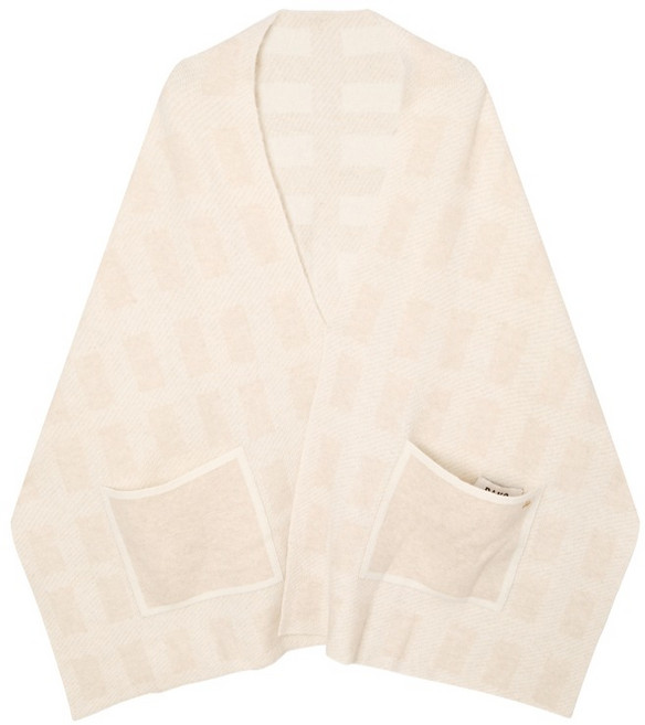 닥스 DD로고 울 캐시미어 숄 DBMU5F866I2