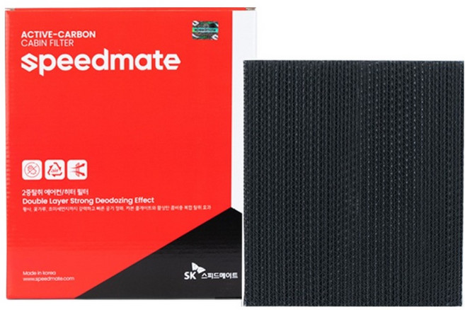 스피드메이트 프리미엄 차량용 에어컨 콜게이트 필터, 1개, 2516