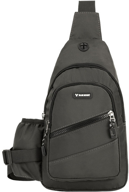 BLUEMOUNT 登山生活防水水瓶單肩包 APZ602, 灰色