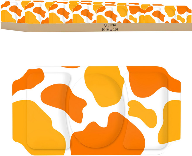 QIDINA 草本溫熱舒緩放鬆腰腹熱敷貼 暖包 B, 10個
