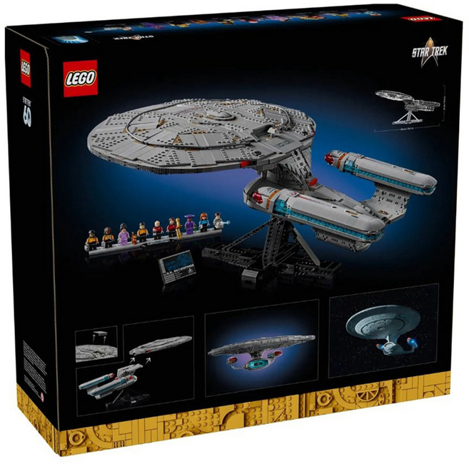 LEGO TM 星際爭霸戰 聯邦星艦企業號 積木玩具 Star Trek U.S.S. Enterprise NCC-1701-DTM 10356, 混合色, 1套