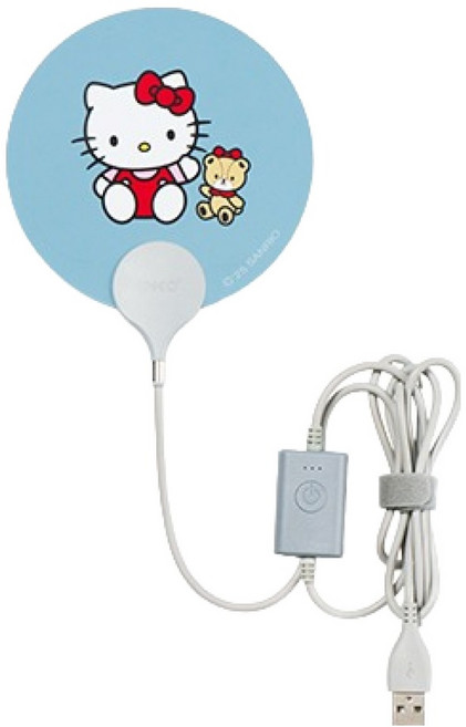 잉코 산리오 헬로키티 USB 휴대용 핫팩 손난로, 미드나잇 블루, one size, KTI-100